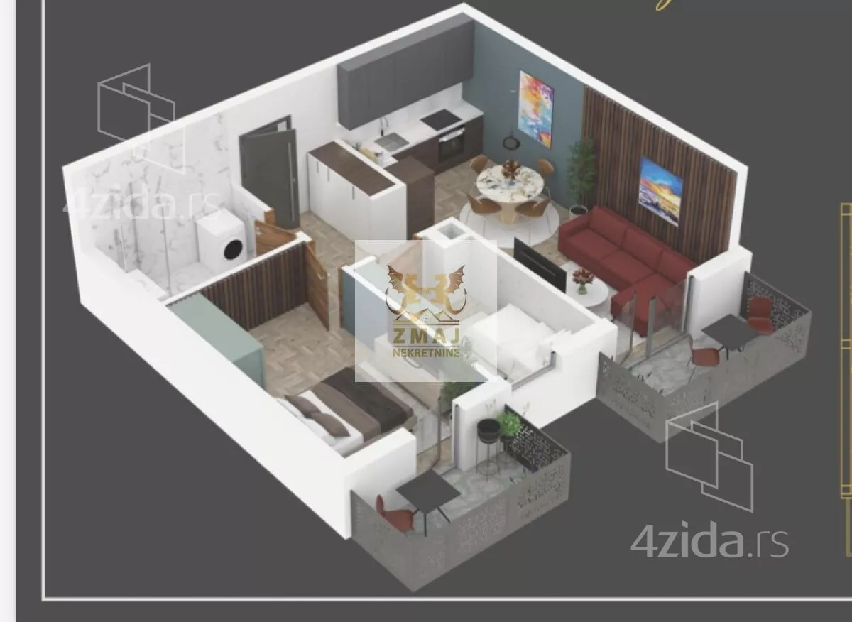 Dvoiposoban stan | 4zida