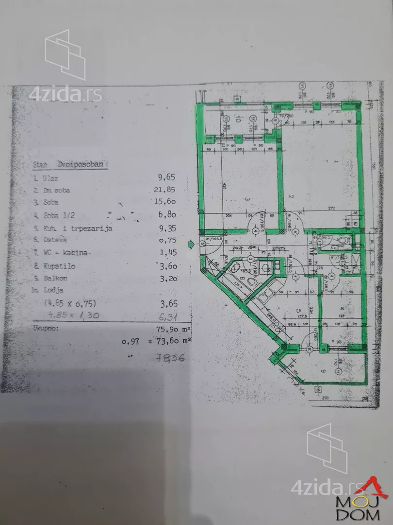 Trosoban stan | 4zida