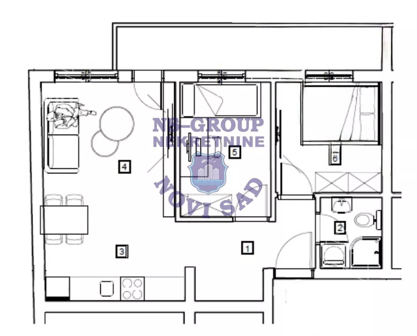 Dvoiposoban stan | 4zida