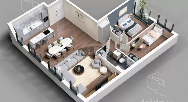 Trosoban stan | 4zida