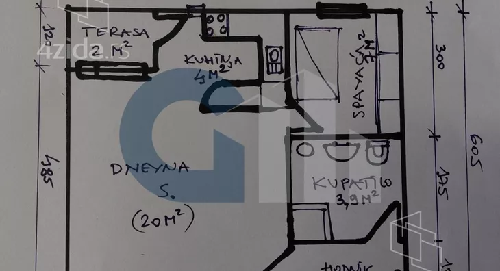 Jednoiposoban stan | 4zida