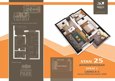 Ugao Partizanskih baza i Gutenbergove | 4zida.rs