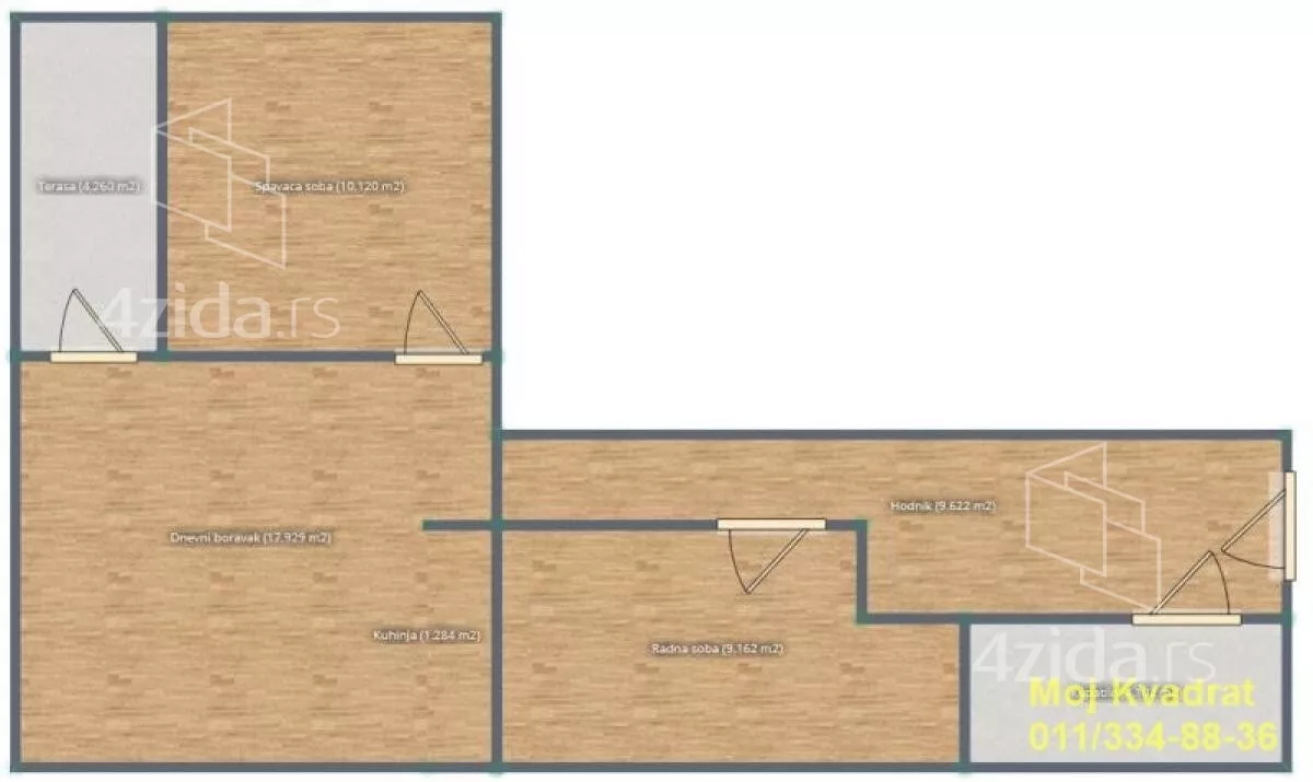 Trosoban stan | 4zida