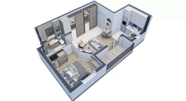 Dvosoban stan | 4zida