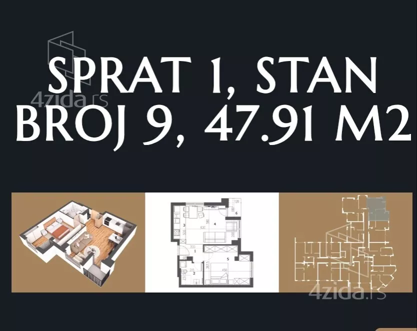 Dvosoban stan | 4zida