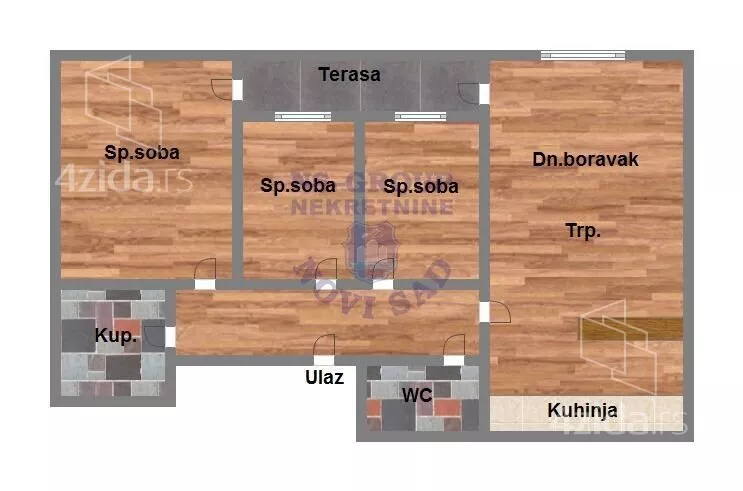 Četvorosoban stan | 4zida