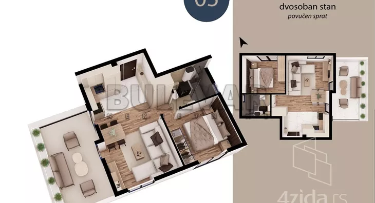 Dvosoban stan | 4zida