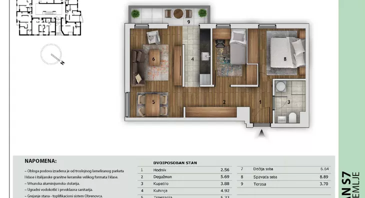 Dvoiposoban stan | 4zida