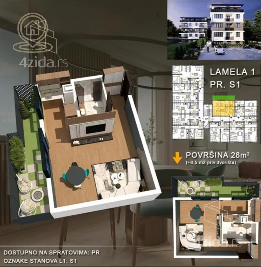 Dvosoban stan | 4zida