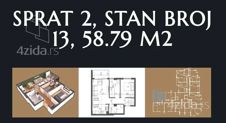 Dvosoban stan | 4zida