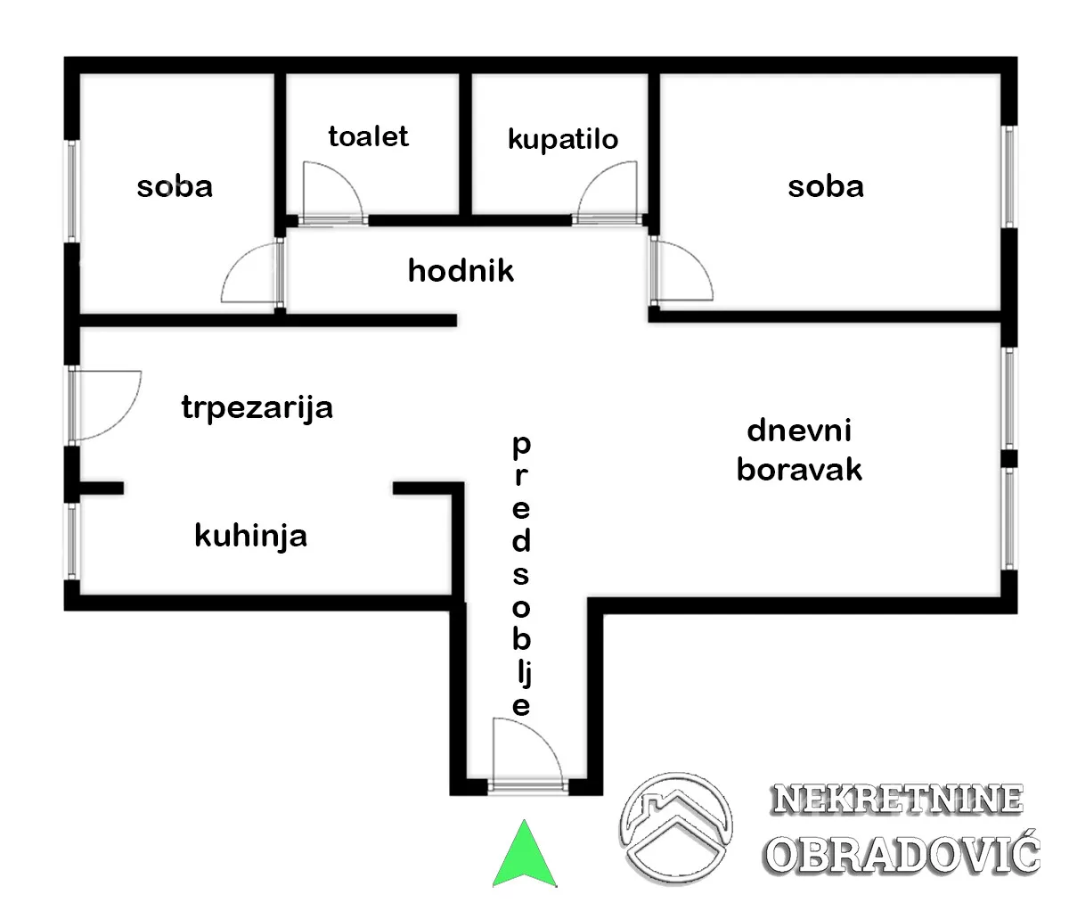 Trosoban stan | 4zida