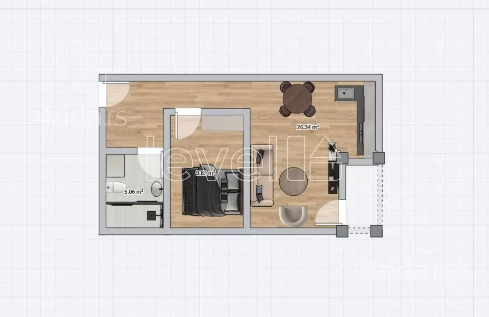 Dvosoban stan | 4zida