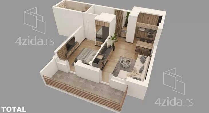 Dvosoban stan | 4zida