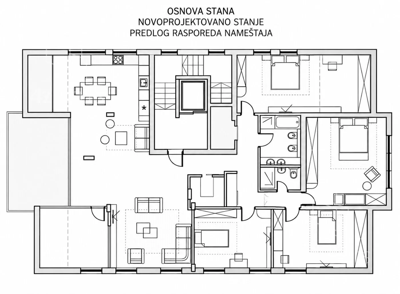 Petosoban stan | 4zida
