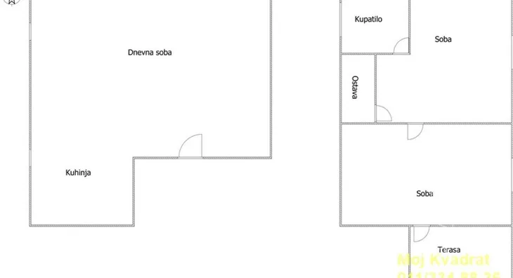 Trosoban stan | 4zida