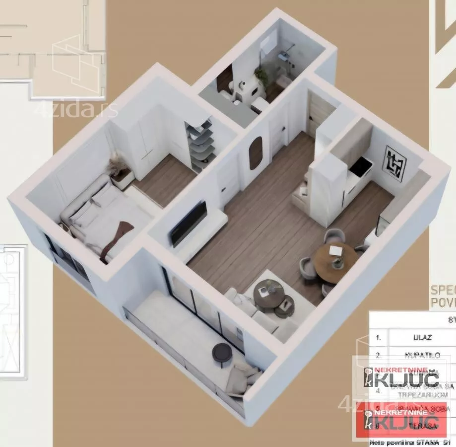 Dvosoban stan | 4zida