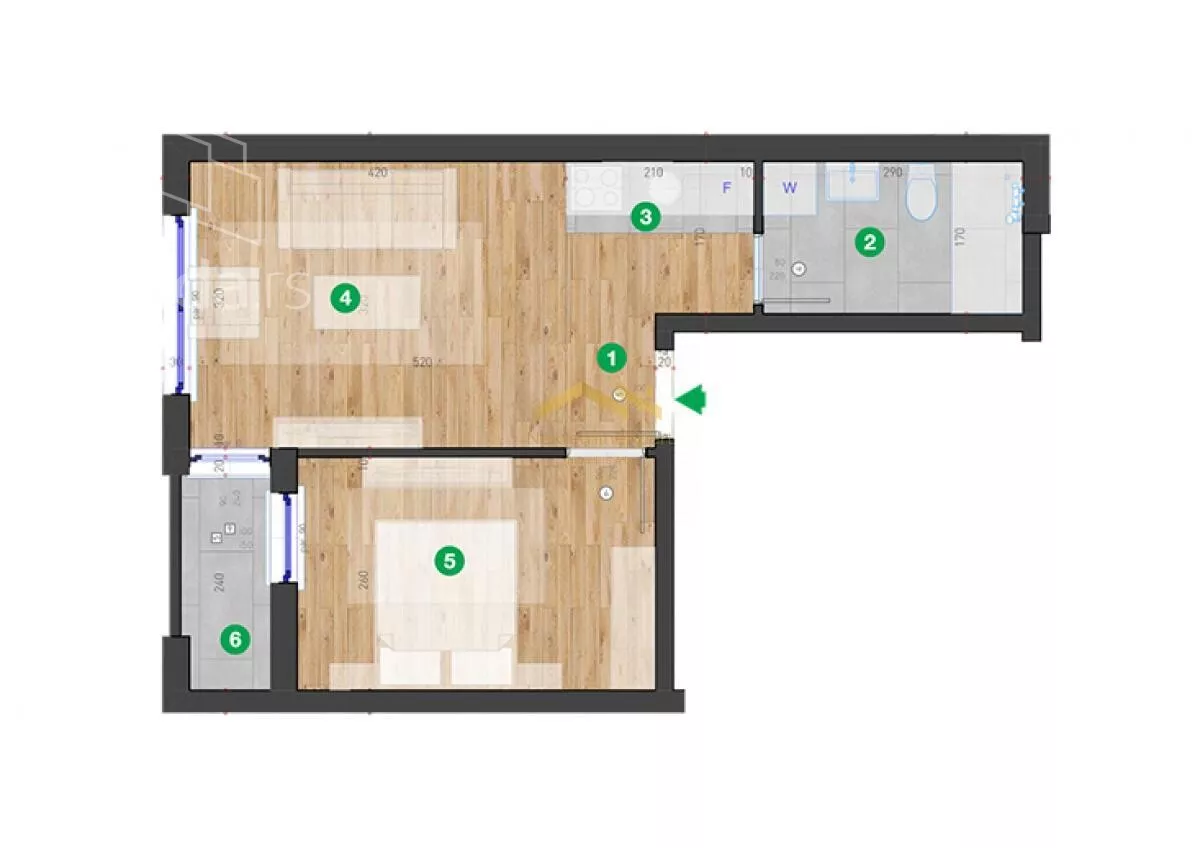 Dvosoban stan | 4zida