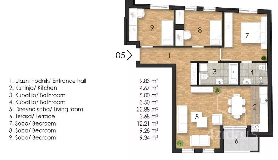 Četvorosoban stan | 4zida