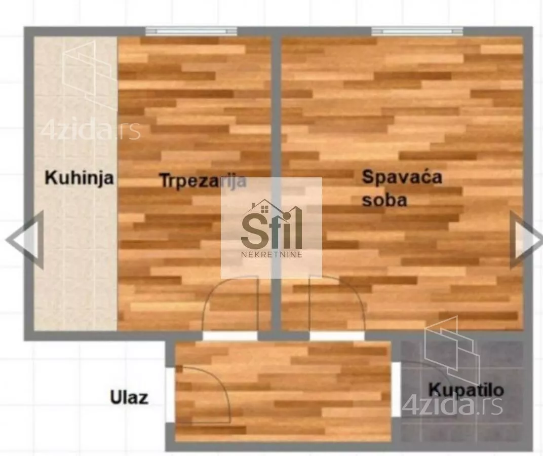 Jednosoban stan | 4zida