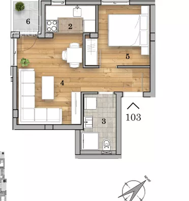 Dvosoban stan | 4zida