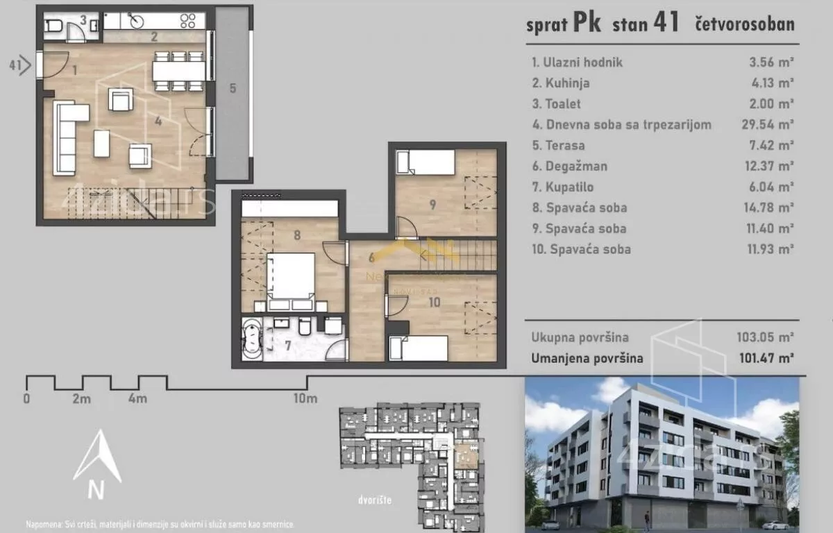 Četvorosoban stan | 4zida