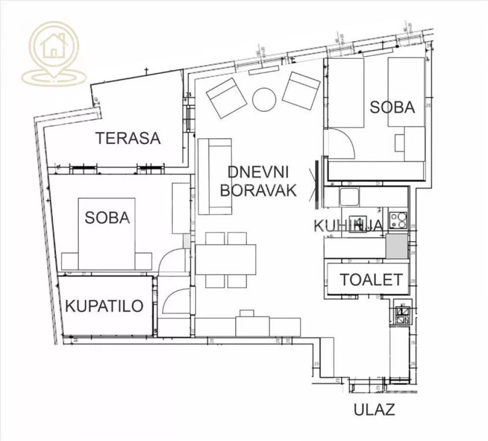 Trosoban stan | 4zida