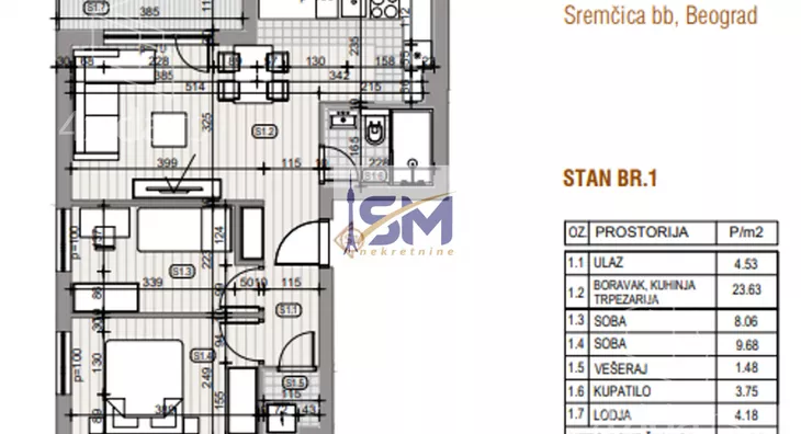 Trosoban stan | 4zida