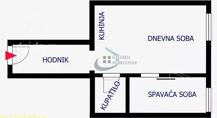 Jednoiposoban stan | 4zida