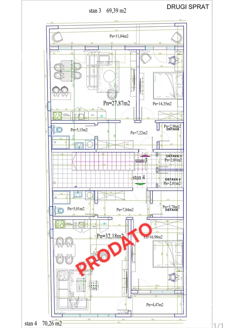 Jednoiposoban stan | 4zida