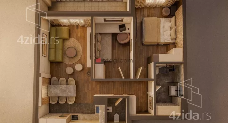 Troiposoban stan | 4zida