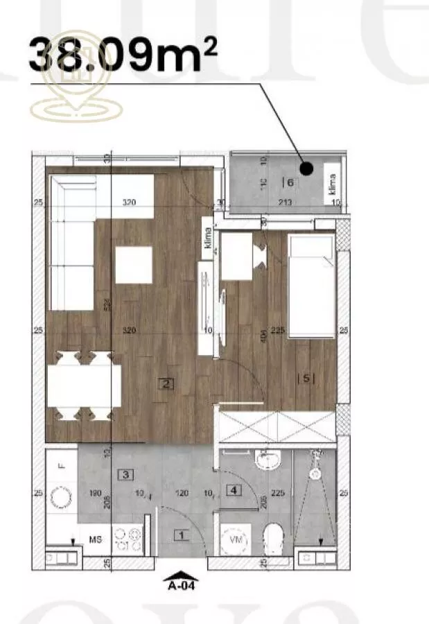 Jednoiposoban stan | 4zida