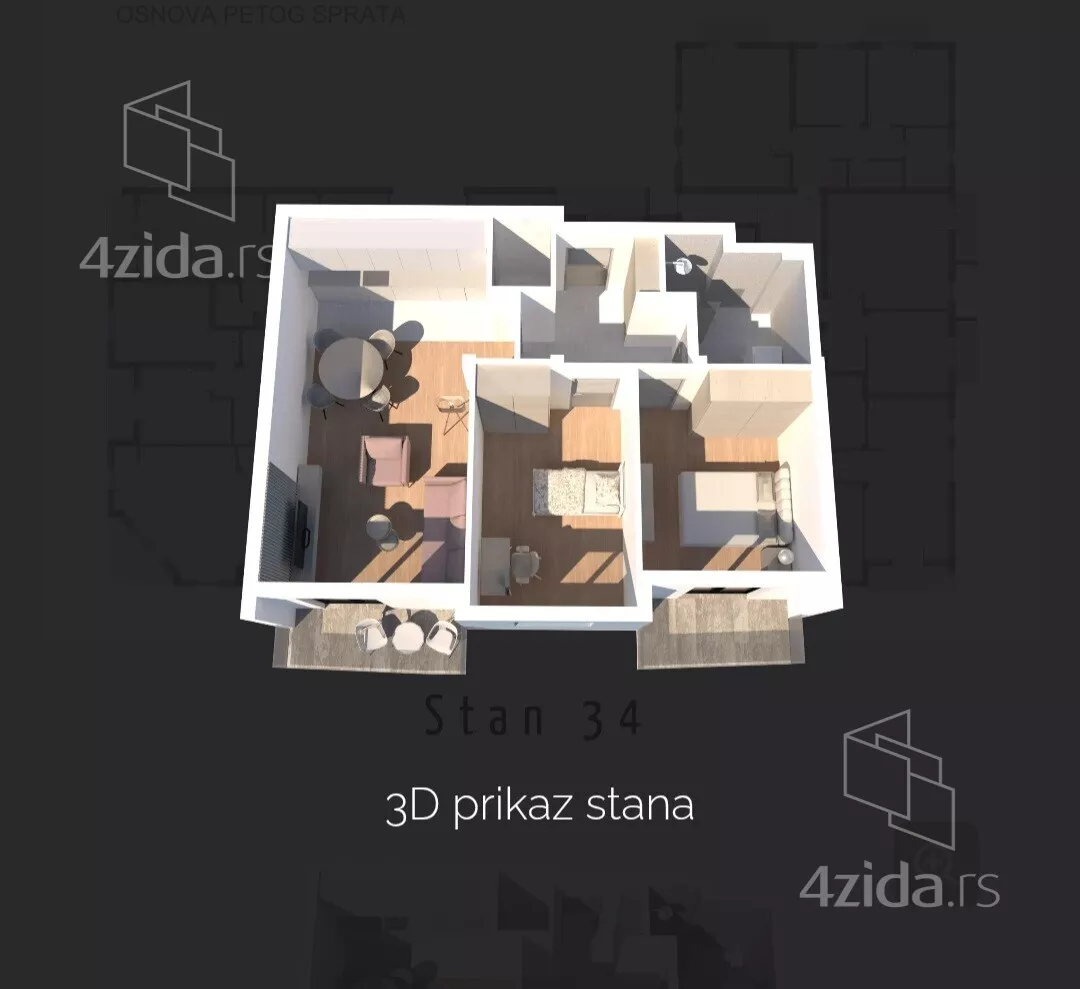 Dvosoban stan | 4zida