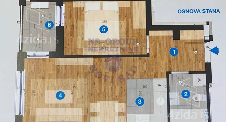 Dvosoban stan | 4zida