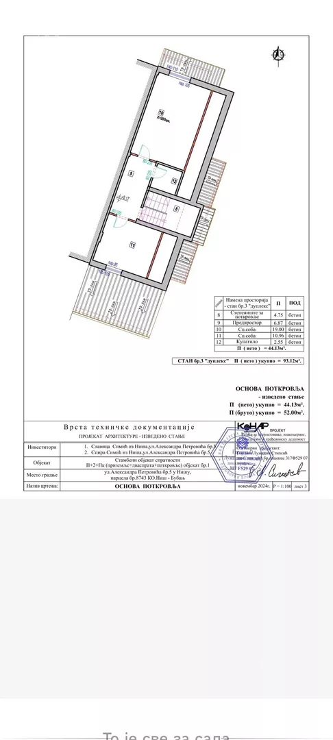 Jednoiposoban stan | 4zida