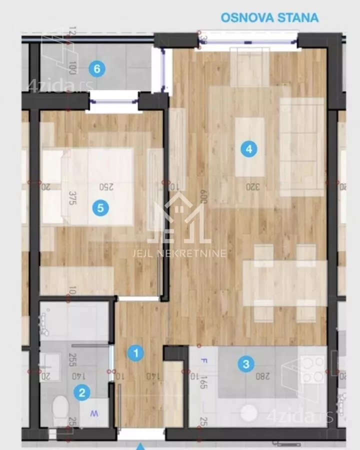 Dvosoban stan | 4zida