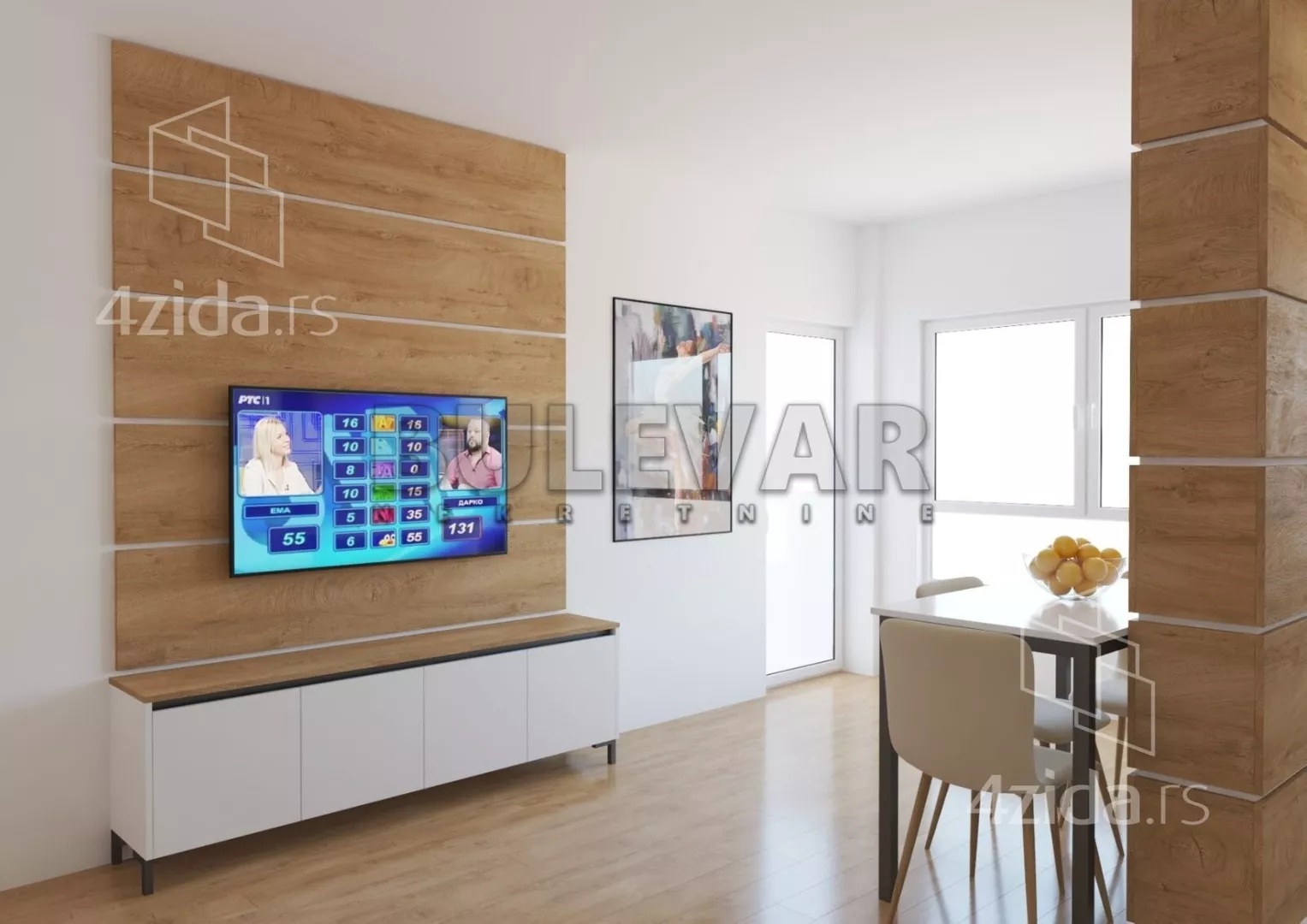 Jednoiposoban stan | 4zida