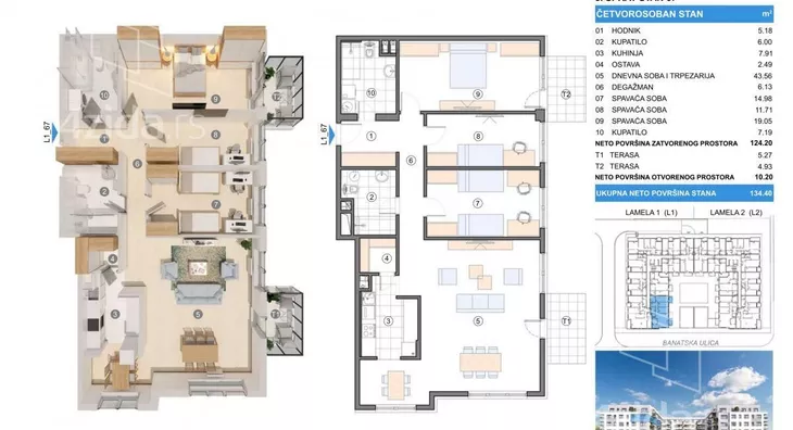 Četvorosoban stan | 4zida