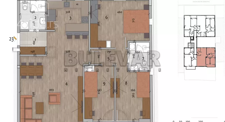 Troiposoban stan | 4zida