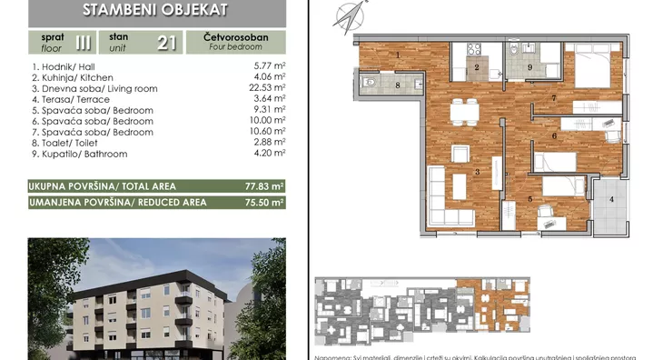 Četvorosoban | 4zida