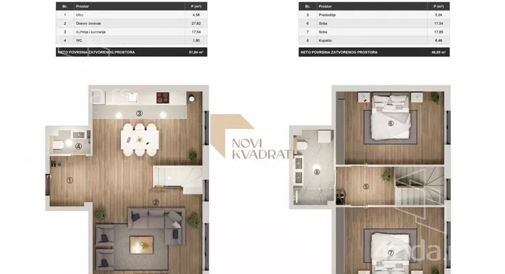 Trosoban stan | 4zida