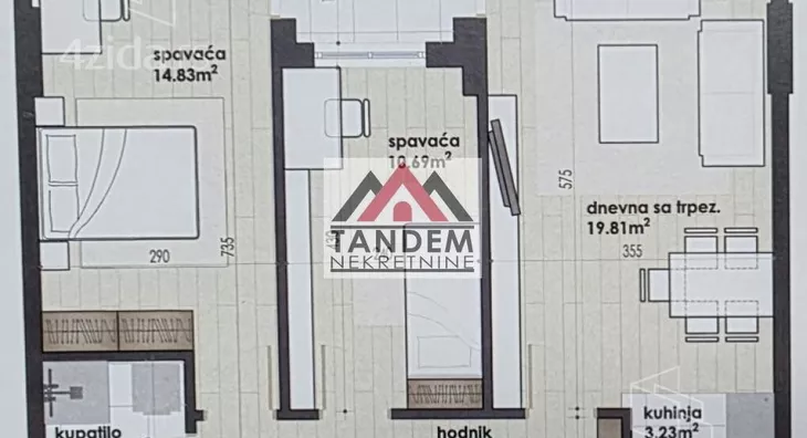 Dvoiposoban stan | 4zida