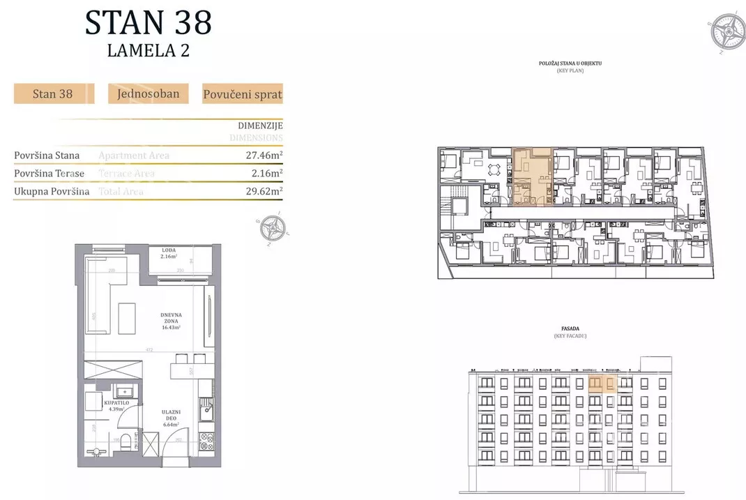 Jednosoban stan | 4zida