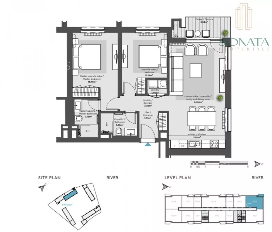 Trosoban stan | 4zida