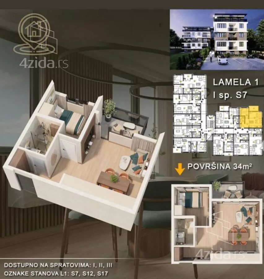 Dvosoban stan | 4zida