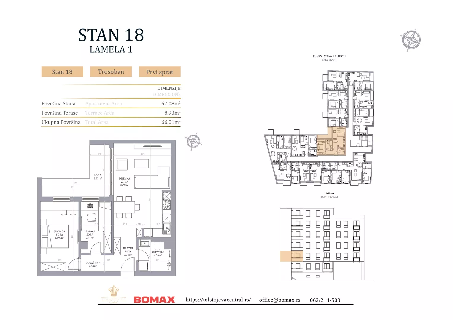 Trosoban stan | 4zida