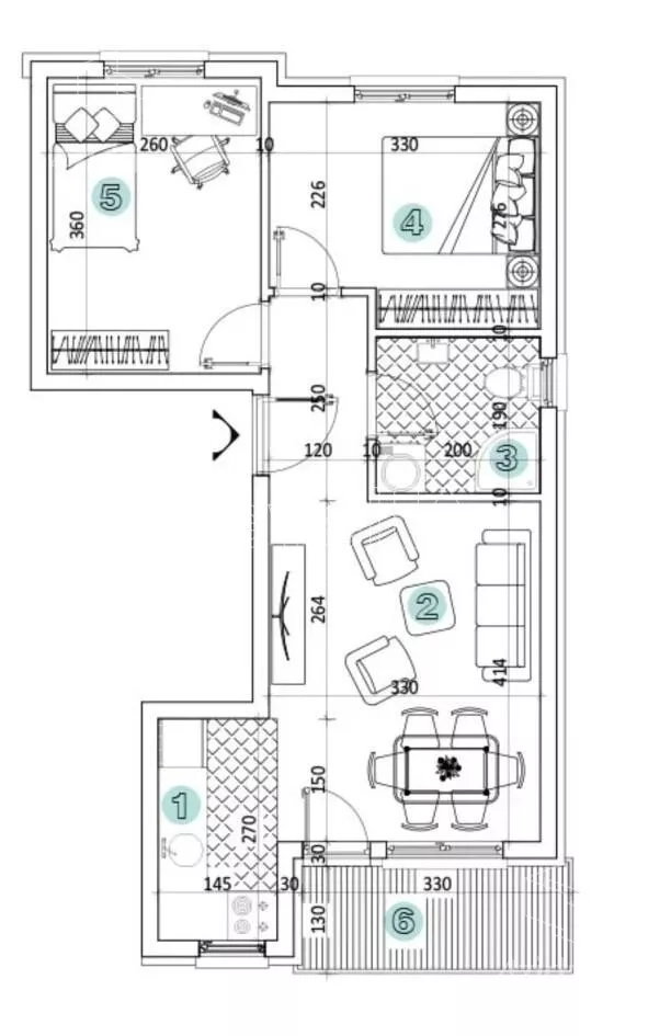 Trosoban stan | 4zida