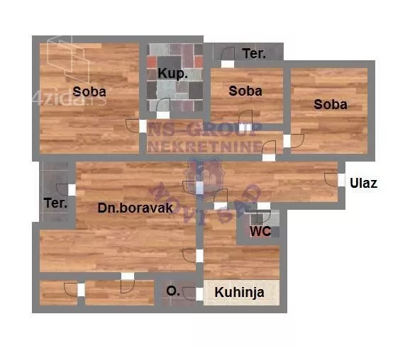 Četvoroiposoban stan | 4zida