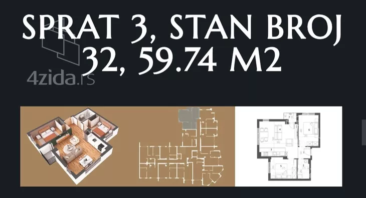 Dvosoban stan | 4zida