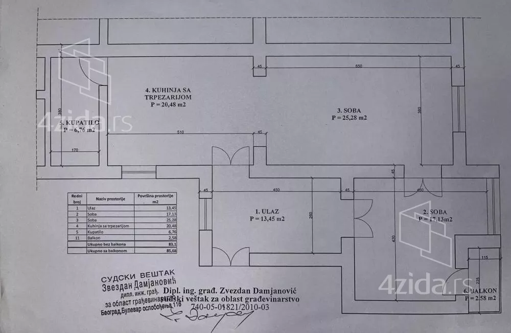 Trosoban stan | 4zida