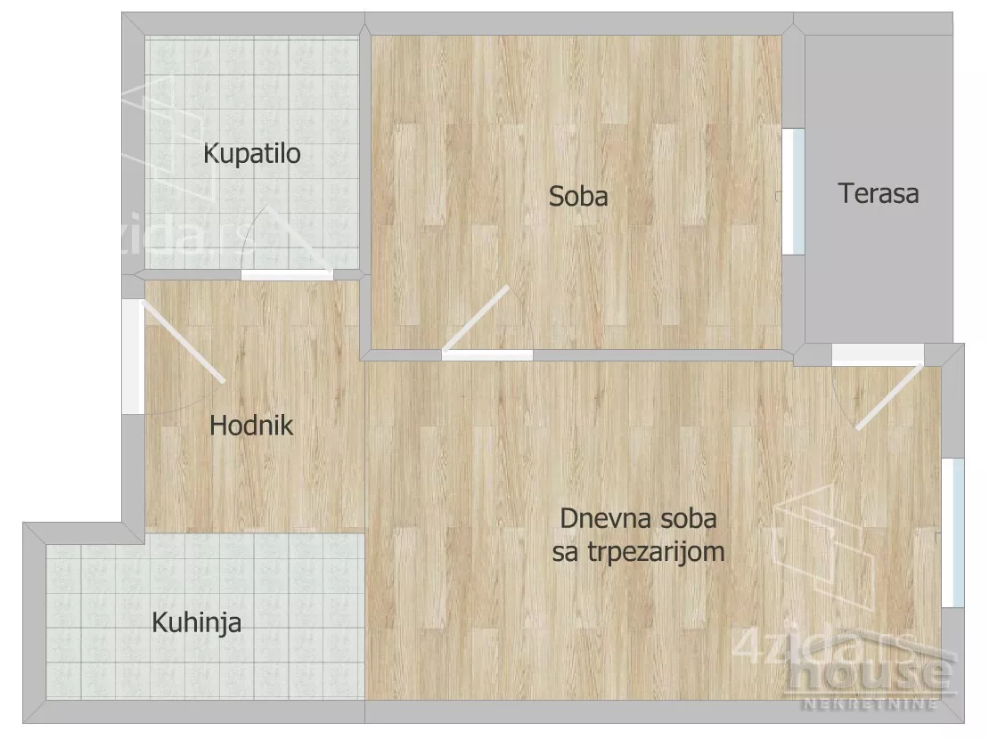 Dvosoban stan | 4zida